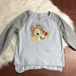 5/$25 • Gap Kids • Disney Chip Sequin  Thin Sweat